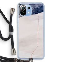 Stone White: Xiaomi Mi 11 Lite Transparant Hoesje met koord
