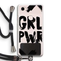 Girl Power #2: Pixel 3 Transparant Hoesje met koord