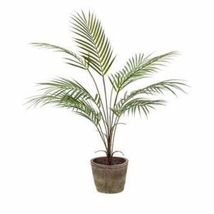 Plastic palmboom plant groen