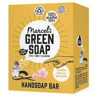 Marcels Green Soap Handzeep Bar Vanille & Cherry Blossom - thumbnail