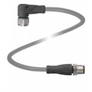 Pepperl+Fuchs 114704 Sensor/actuator connector M12 Aantal polen (sensoren): 4 Stekker, recht, Bus, haaks 0.60 m 1 stuk(s)