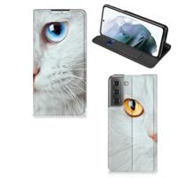 Samsung Galaxy S21 FE | Hoesje maken | Witte Kat