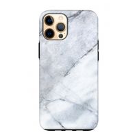 Witte marmer: iPhone 12 Pro Max Tough Case
