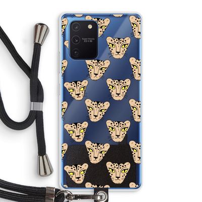 Tijger: Samsung Galaxy Note 10 Lite Transparant Hoesje met koord