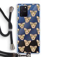 Tijger: Samsung Galaxy Note 10 Lite Transparant Hoesje met koord