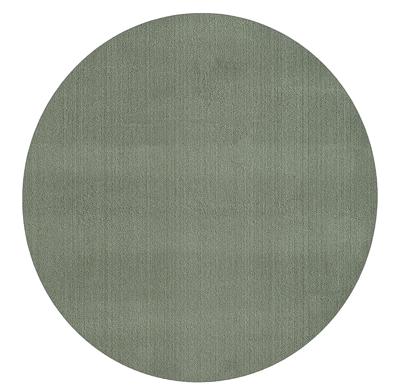 Karpet24 Loft modern pluizig laagpolig tapijt, antislip onderkant, wasbaar tot 30 graden, heerlijk zacht, bontlook, mintgroen-Ø 120 cm rond