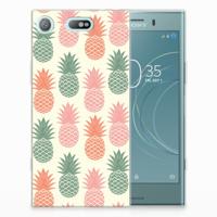Sony Xperia XZ1 Compact | Siliconen Case | Ananas