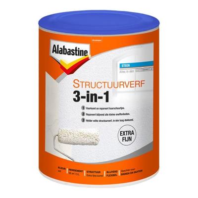Structuurverf 3In1 Extra Fijn 5L - Alabastine
