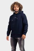 PureWhite Essential Logo Hoodie Heren Blauw - Maat S - Kleur: Donkerblauw | Soccerfanshop - thumbnail