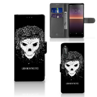 Telefoonhoesje met Naam Sony Xperia 10 II Skull Hair