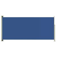 vidaXL Tuinscherm uittrekbaar 140x300 cm blauw - thumbnail