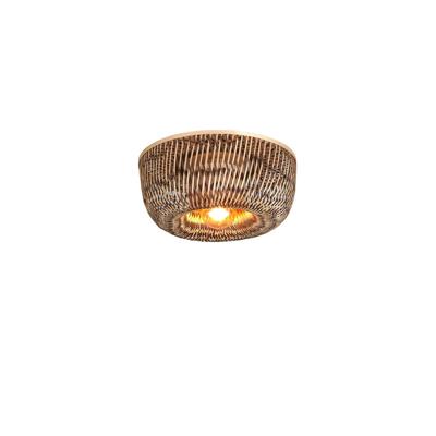 Plafonniere Barbados - Naturel/Bruin - Ø35cm