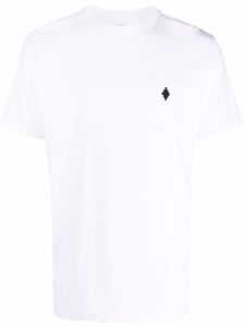 Marcelo Burlon County of Milan t-shirt à logo Cross brodé - Blanc