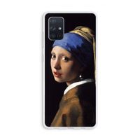 The Pearl Earring: Galaxy A71 Transparant Hoesje