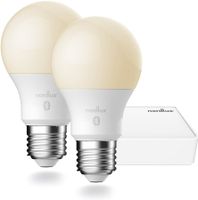 Nordlux Startpakket - A60 E27 Smart ledlamp - 2 stuks + Wifi Bridge Nordlux Startpakket - A60 E27 Smart ledlamp - 2 stuks + Wifi Bridge