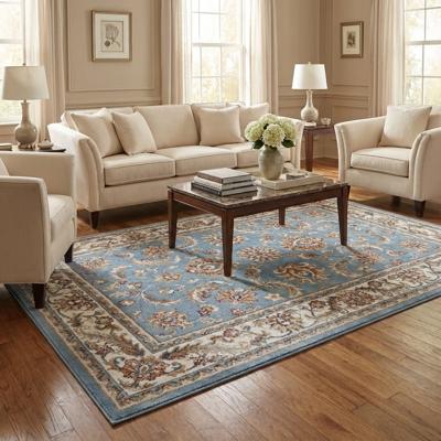 Vloerkleed Reni - Munt 200x140cm - Polypropyleen - Dekbed-Discounter.nl