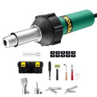 VEVOR kunststof lasapparaat 1600W heteluchtpistoolbrander & 11 accessoires