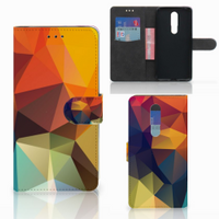 Nokia 3.1 Plus Book Case Polygon Color - thumbnail