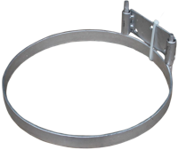 Emmer en voerbakhouder verzinkt 28cm