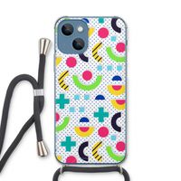 8-bit N°1: iPhone 13 Transparant Hoesje met koord