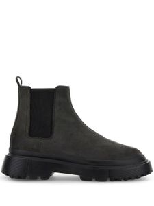 Hogan bottines Chelsea en daim - Noir