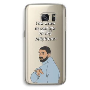 Hotline bling: Samsung Galaxy S7 Transparant Hoesje