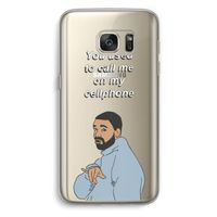 Hotline bling: Samsung Galaxy S7 Transparant Hoesje Hotline bling: Samsung Galaxy S7 Transparant Hoesje