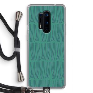 Swirls: OnePlus 8 Pro Transparant Hoesje met koord