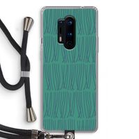Swirls: OnePlus 8 Pro Transparant Hoesje met koord