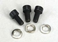Screws, 2x4mm caphead machine (hex drive) (3) w/lockwashers - thumbnail