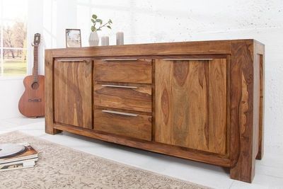 Massives Dressoir MAKASSAR 175cm Sheesham Kommode Palisander - 18810