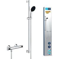Doucheset - 1 straal - Thermostatische mengkraan - GROHE - 34805001 - Grijs
