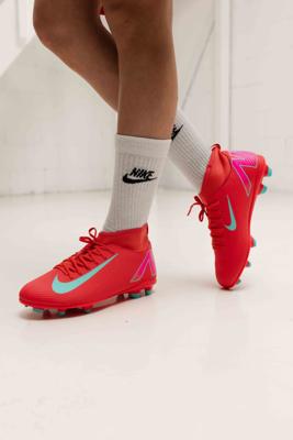 Nike Zoom Mercurial Superfly 10 Club FG/MG Voetbalschoenen Junior Rood - Maat 37.5 - Kleur: Rood | Soccerfanshop