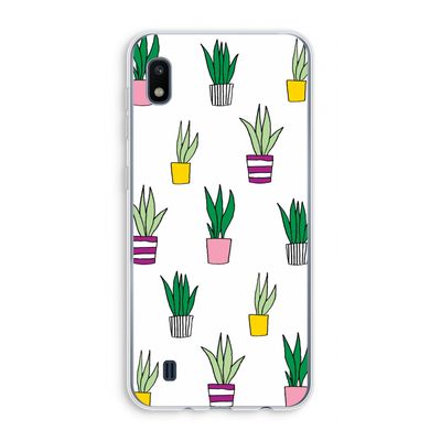 Sanseveria: Samsung Galaxy A10 Transparant Hoesje