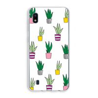Sanseveria: Samsung Galaxy A10 Transparant Hoesje