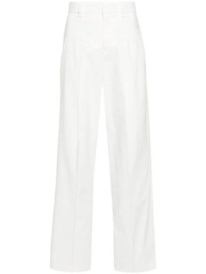 ISABEL MARANT pantalon Staya à coupe droite - Blanc