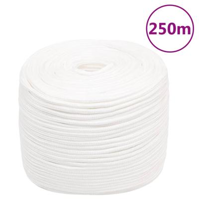 Boottouw 8 mm 250 m polypropyleen volwit