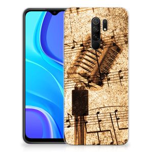 Xiaomi Redmi 9 Siliconen Hoesje met foto Bladmuziek