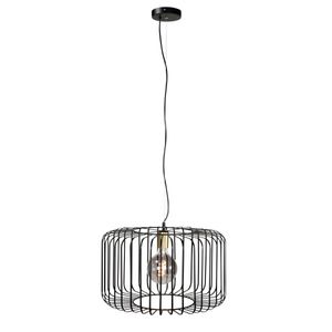 Lucca zwart goud 50cm hanglamp