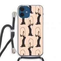 Pop Some Kim: iPhone 12 mini Transparant Hoesje met koord