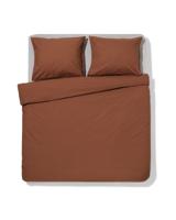 HEMA Dekbedovertrek 240x200/220cm hotel katoen percal bruin (bruin)