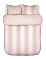 Marc O'Polo Classic Stripe Rose smoke dekbedovertrek