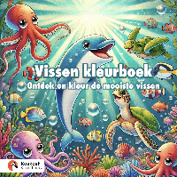 Vissen kleurboek voor kinderen