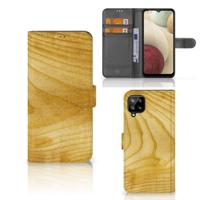 Samsung Galaxy A12 | Book Style Case | Licht Hout