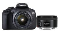 Canon EOS 2000D 18-55 IS + 50 1.8S