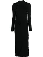 Y-3 robe en maille Ingesan - Noir