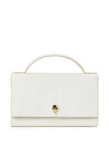 Alexander McQueen sac porté épaule médium à effet peau de crocodile - Tons neutres