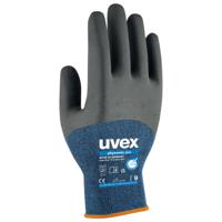 Uvex 6006208 beschermende handschoen Antraciet, Blauw, Grijs Elastaan, Viscose, Polyamide 1 stuk(s)