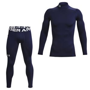 Under Armour Cold Gear Trainingsset Blauw