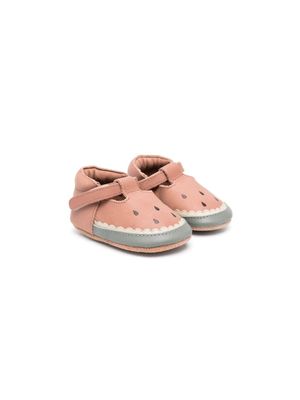 Donsje chaussures pré-marche en cuir - Rose